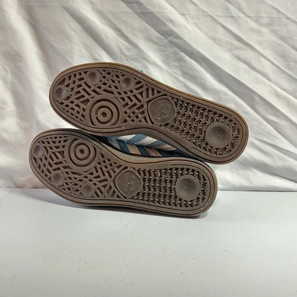 Adidas Handball Spezial BD7632 Blue Suede Gum Sole Sneakers Size 7.5 men - Picture 8 of 8